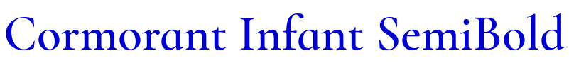 Cormorant Infant SemiBold フォント